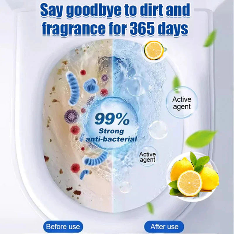✨Toilet Cleaning Tablet-Toilet Deodorizer Bathroom Cleaner Tablet Pack of 1 (10pc)😍
